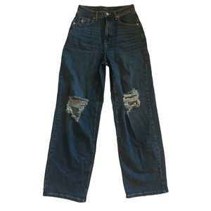 Super high rise baggy jeans
